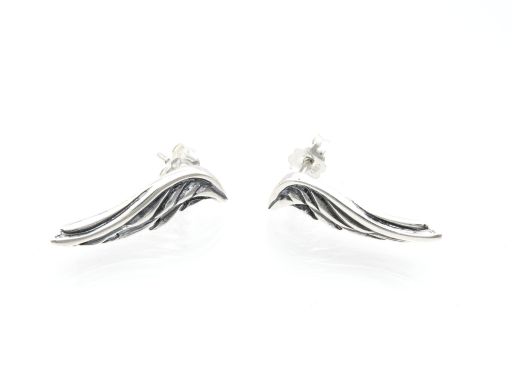 Kolczyki srebrne skrzydła...
