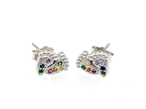 Kolczyki stópki z...