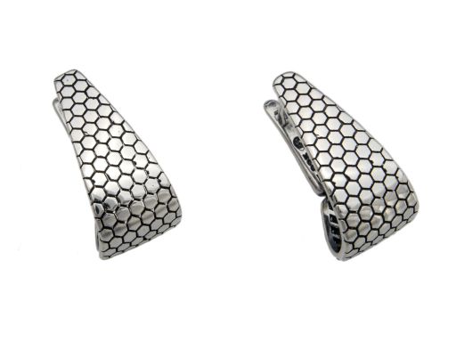 Kolczyki srebrne oksydowane