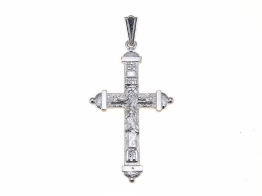 Srebrny krzyżyk prawosławny...