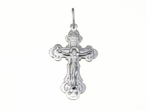 Srebrny krzyżyk prawosławny...
