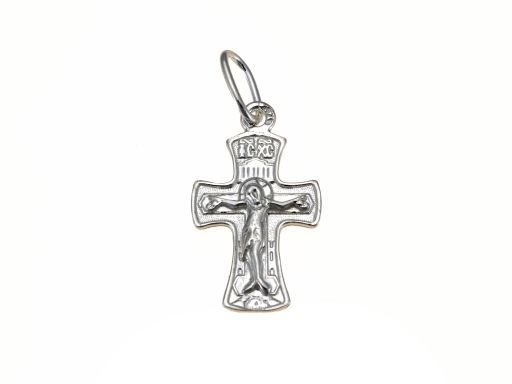 Srebrny krzyżyk prawosławny...