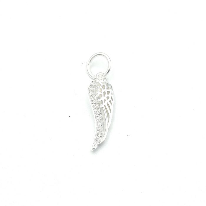 Wisiorek srebrny w kształcie skrzydła