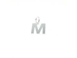 Wisiorek srebrny literka M