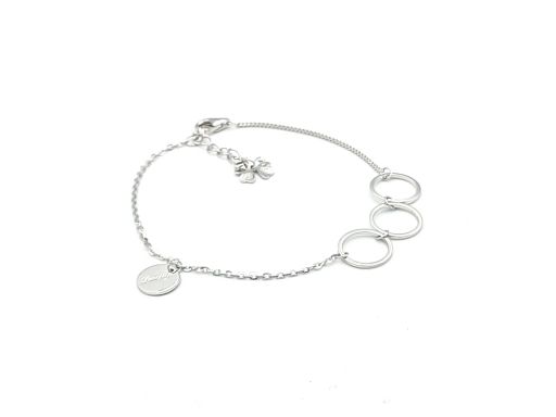 Bransoletka srebrna na...