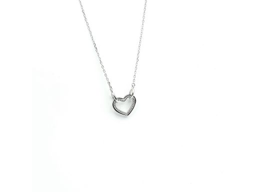 Naszyjnik srebrny rodowany...