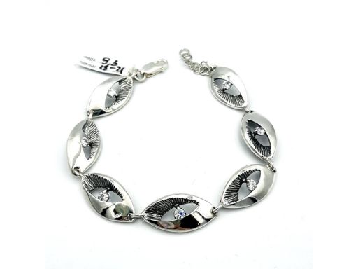 Bransoletka srebrna z...