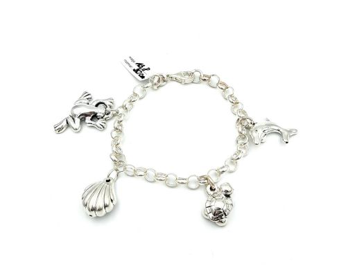 Bransoletka srebrna z...