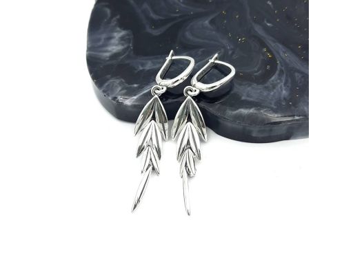 Kolczyki srebrne oksydowane...