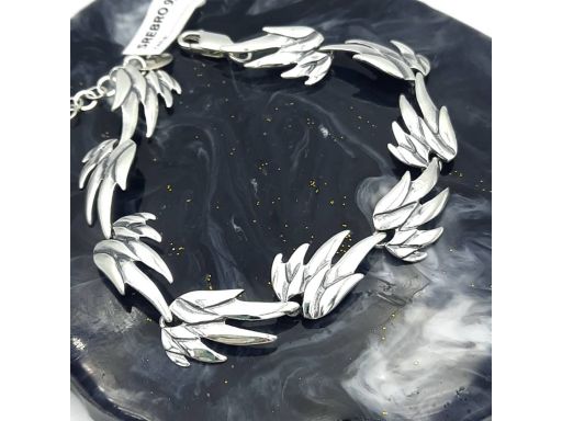 Bransoletka srebrna...