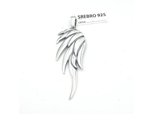 Wisiorek srebrny skrzydło...