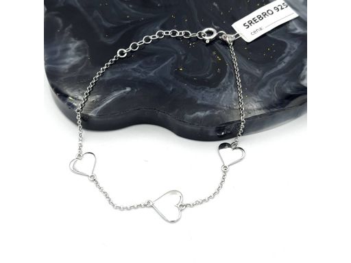 Bransoletka srebrna...