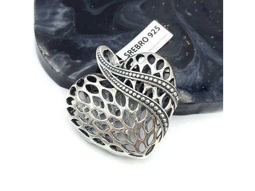 Wisiorek srebrny 3D w...