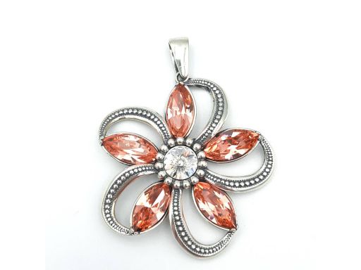 Wisior srebrny kwiat z...