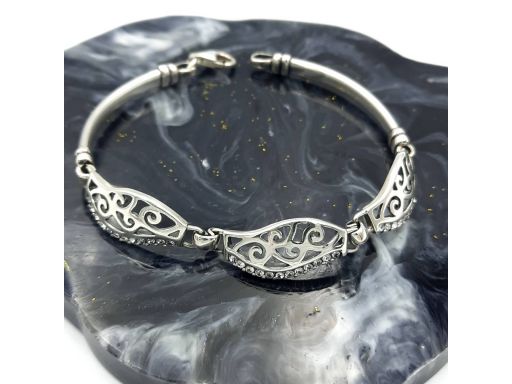 Bransoletka srebrna z...