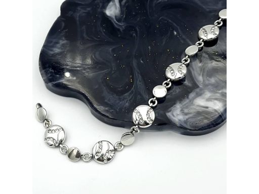 Bransoletka srebrna z...