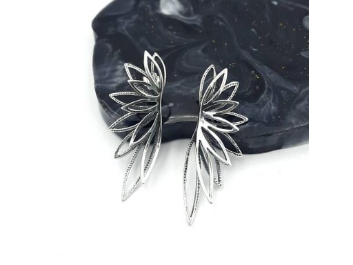 Kolczyki srebrne duże...