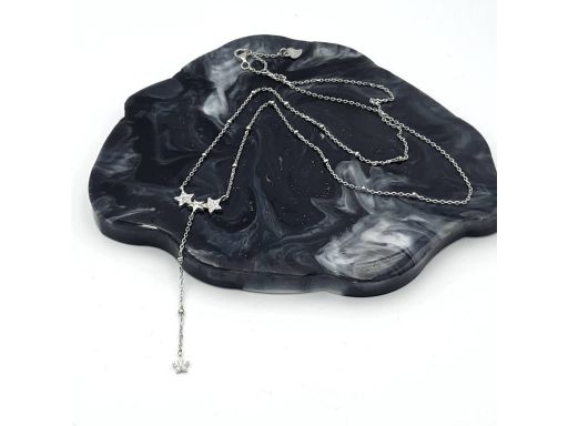 Naszyjnik srebrny krawatka...