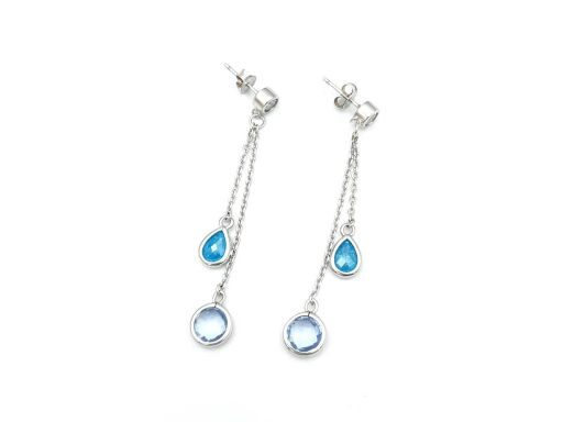 Kolczyki srebrne z...