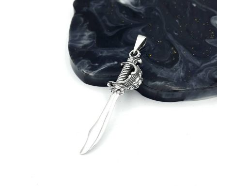 Wisiorek męski srebrny...