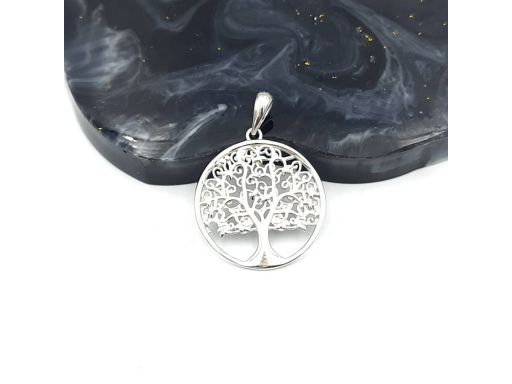 Wisiorek srebrny drzewko...