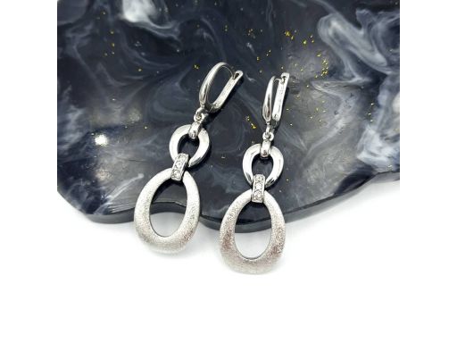 Eleganckie kolczyki srebrne