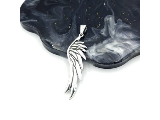 Wisiorek srebrny skrzydło...