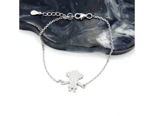 Bransoletka srebrna...