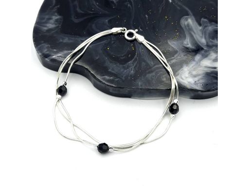 Bransoletka srebrna z...