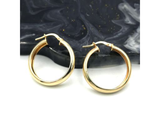 Kolczyki srebrne pozłacane...