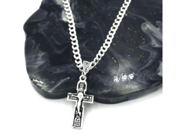 Srebrny krzyżyk prawosławny...