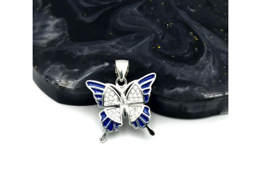 Wisiorek srebrny emaliowany...