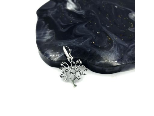 Wisiorek srebrny drzewko...