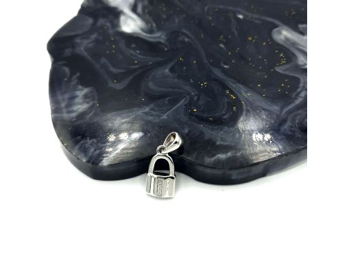 Wisiorek srebrny kłódeczka