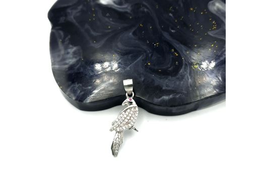 Wisiorek srebrny sójka