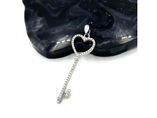 Wisiorek srebrny kluczyk