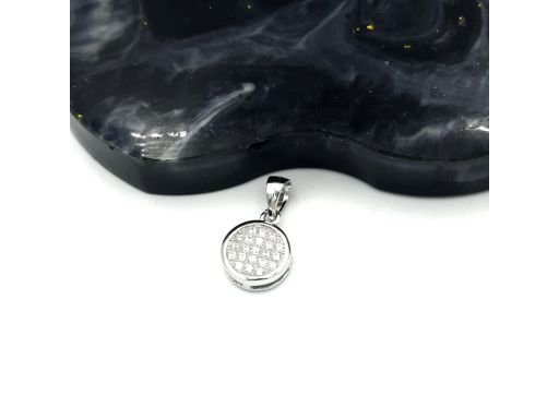 Wisiorek srebrny kółeczko z...