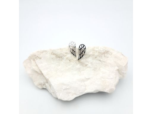 Skrzydła - kolczyki srebrne...