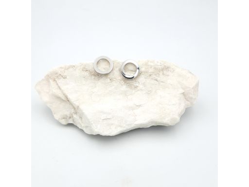 Koła - kolczyki srebrne...