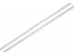 Łańcuszek srebrny pancerka 4mm 70cm