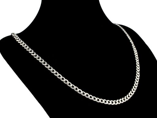 Łańcuszek srebrny pancerka...