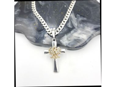 Krzyżyk srebrny z...