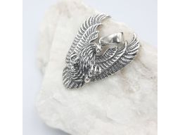 Wisiorek srebrny orzeł oksydowany