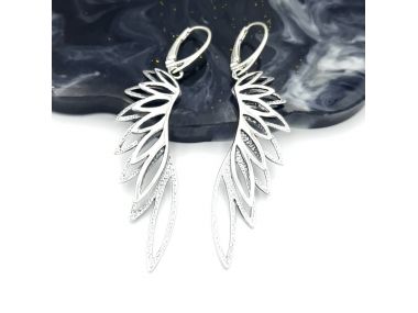 Kolczyki srebrne duże...