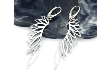 Kolczyki srebrne duże...