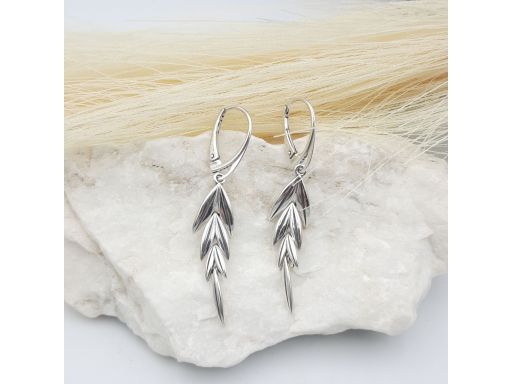 Kolczyki srebrne oksydowane...