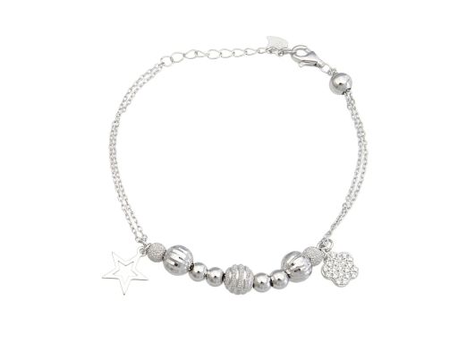 Bransoletka srebrna...