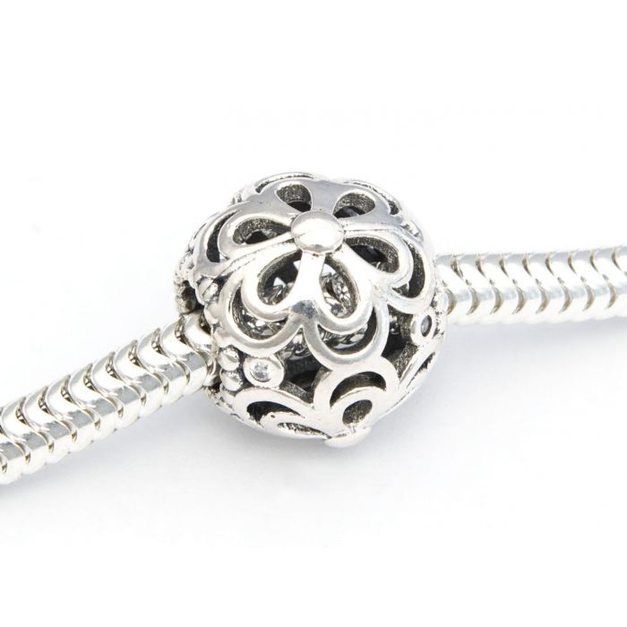 Srebrna zawieszka Charms kwiaty Srebrna zawieszka Charms kwiaty