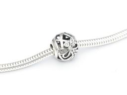 Srebrna zawieszka Charms ważka