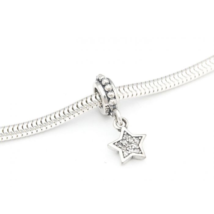 Srebrna zawieszka Charms gwiazdka Srebrna zawieszka Charms gwiazdka